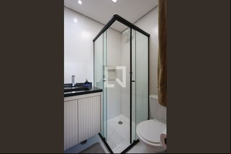 Banheiro de kitnet/studio à venda com 1 quarto, 24m² em Santana, São Paulo