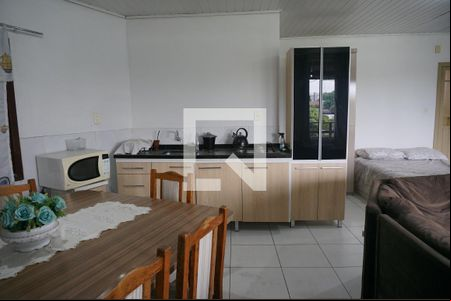 Sala/Cozinha  de kitnet/studio para alugar com 1 quarto, 60m² em Rio dos Sinos, São Leopoldo