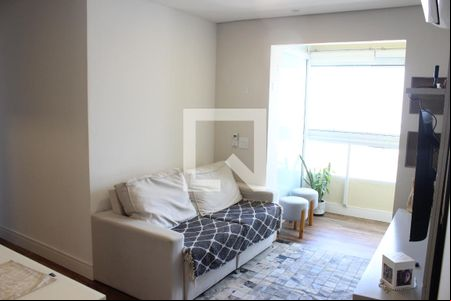 Sala de apartamento para alugar com 2 quartos, 52m² em Centro, São Vicente