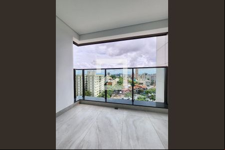Varanda da Sala de apartamento à venda com 2 quartos, 67m² em Santo Agostinho, Belo Horizonte
