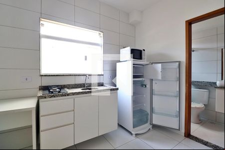 Cozinha de kitnet/studio para alugar com 1 quarto, 15m² em Vila Sao Pedro, Santo André