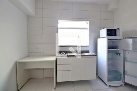 Cozinha de kitnet/studio para alugar com 1 quarto, 15m² em Vila Sao Pedro, Santo André