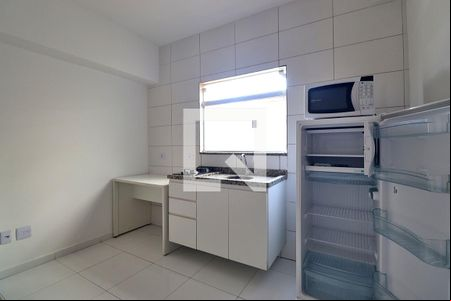 Cozinha de kitnet/studio para alugar com 1 quarto, 15m² em Vila Sao Pedro, Santo André