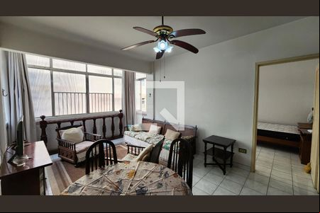Sala de apartamento para alugar com 1 quarto, 65m² em Pompéia, Santos