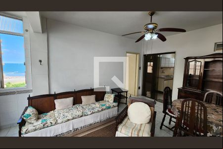 Sala de apartamento para alugar com 1 quarto, 65m² em Pompéia, Santos