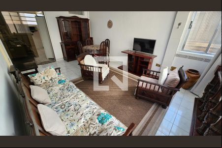 Sala de apartamento para alugar com 1 quarto, 65m² em Pompéia, Santos