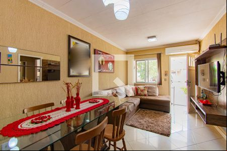 Sala de casa de condomínio para alugar com 3 quartos, 73m² em Estância Velha, Canoas