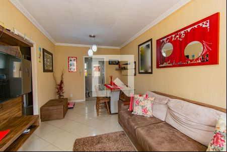 Sala de casa de condomínio para alugar com 3 quartos, 73m² em Estância Velha, Canoas
