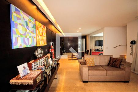 Sala  de apartamento à venda com 5 quartos, 360m² em Santo Agostinho, Belo Horizonte