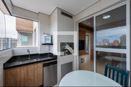 Varanda gourmet de apartamento para alugar com 2 quartos, 66m² em Boqueirão, Santos