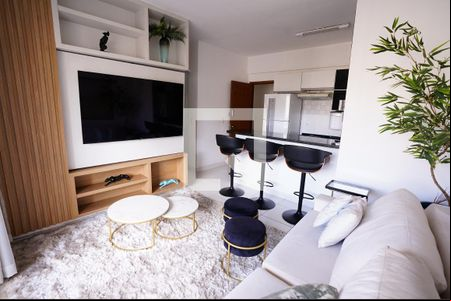 Sala de apartamento para alugar com 1 quarto, 46m² em Setor Bueno, Goiânia
