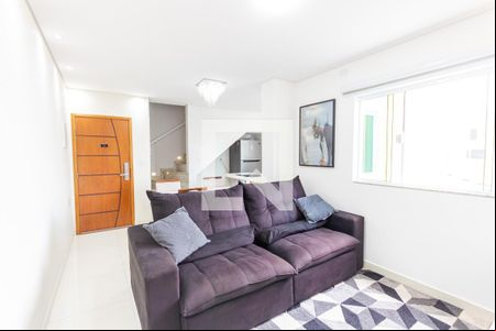 Sala de casa de condomínio à venda com 3 quartos, 150m² em Utinga, Santo André