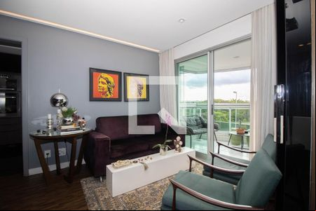 Sala de apartamento para alugar com 1 quarto, 77m² em Zona Industrial (guará), Brasília