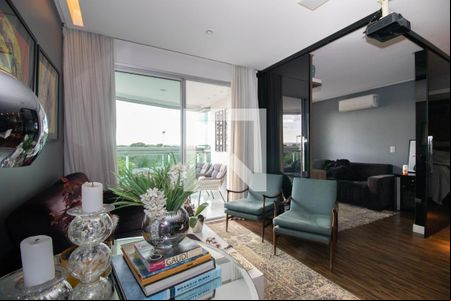 Sala de apartamento para alugar com 1 quarto, 77m² em Zona Industrial (guará), Brasília