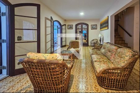 Sala de casa para alugar com 5 quartos, 450m² em Enseada, Guarujá
