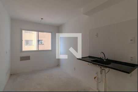 Sala/Cozinha de apartamento à venda com 1 quarto, 24m² em Paraíso do Morumbi, São Paulo