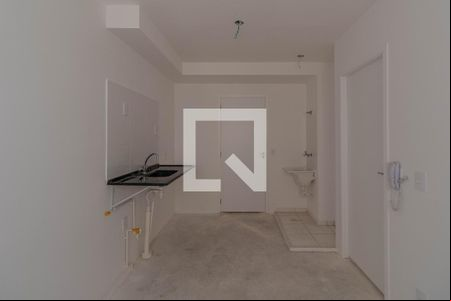 Sala/Cozinha de apartamento à venda com 1 quarto, 24m² em Paraíso do Morumbi, São Paulo