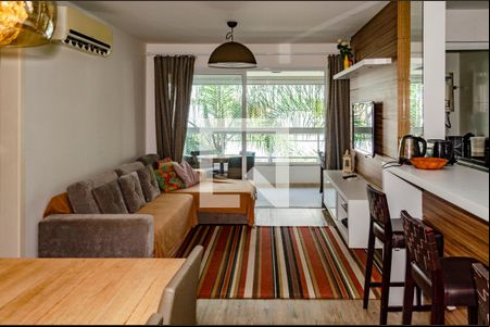 Sala de apartamento para alugar com 2 quartos, 86m² em Campeche, Florianópolis