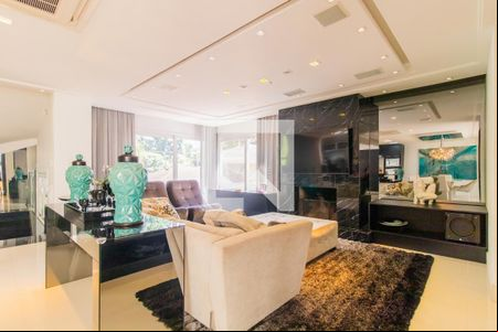 Sala de casa de condomínio para alugar com 4 quartos, 364m² em Pedra Redonda, Porto Alegre