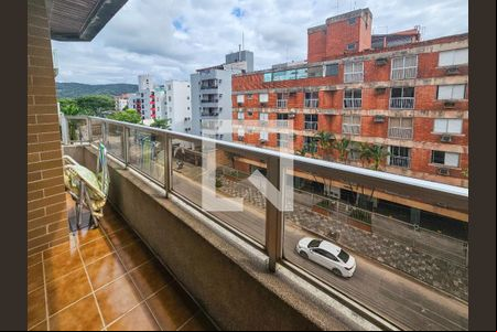 Varanda de apartamento para alugar com 2 quartos, 72m² em Parque Enseada, Guarujá