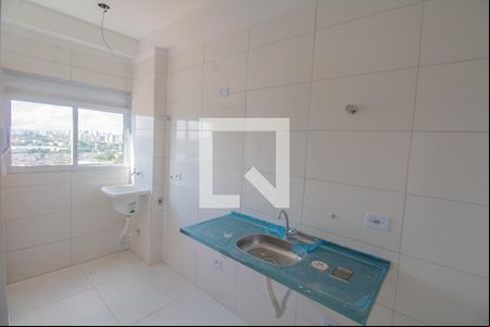 Cozinha e Área de Serviço de kitnet/studio à venda com 1 quarto, 24m² em Vila Alpina, São Paulo