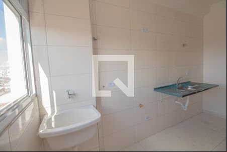 Cozinha e Área de Serviço de kitnet/studio à venda com 1 quarto, 24m² em Vila Alpina, São Paulo