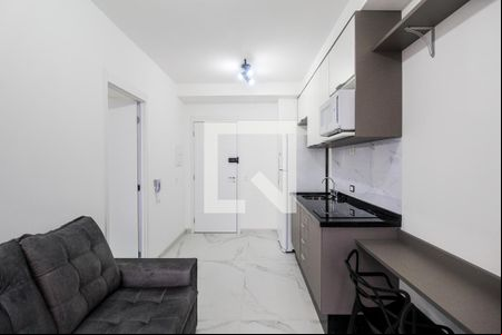 Sala/Cozinha de apartamento à venda com 1 quarto, 28m² em Jardim Independência (são Paulo), São Paulo