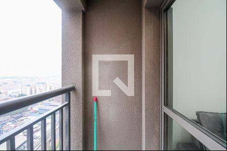 Varanda da Sala de apartamento à venda com 1 quarto, 28m² em Jardim Independência (são Paulo), São Paulo