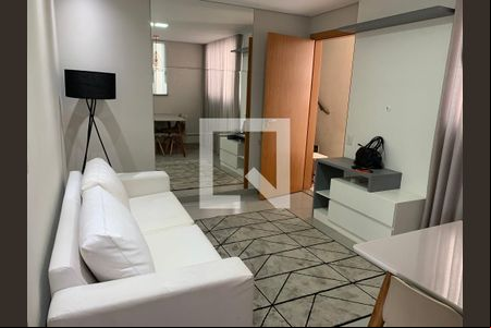 Sala de apartamento para alugar com 2 quartos, 45m² em Bandeirantes (pampulha), Belo Horizonte
