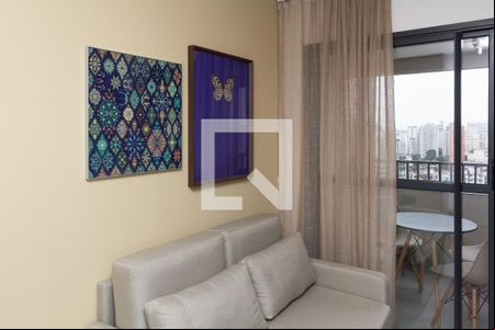 Sala/Cozinha de apartamento para alugar com 1 quarto, 32m² em Moema, São Paulo