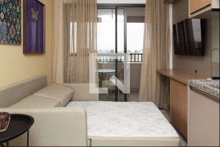 Sala/Cozinha de apartamento para alugar com 1 quarto, 32m² em Moema, São Paulo