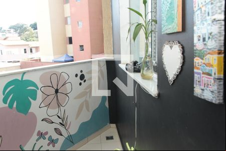 Varanda da sala  de apartamento à venda com 2 quartos, 89m² em Copacabana, Belo Horizonte