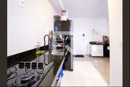 cozinha de apartamento à venda com 1 quarto, 45m² em Parque Pinheiros, São Paulo