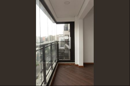Varanda da Sala de apartamento à venda com 2 quartos, 54m² em Indianópolis, São Paulo