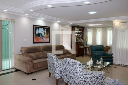 Sala de casa à venda com 4 quartos, 400m² em Cerâmica, São Caetano do Sul