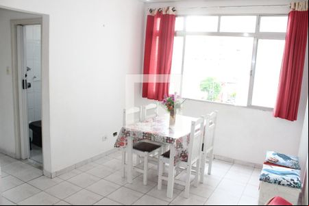 Sala de apartamento para alugar com 1 quarto, 50m² em Centro, São Vicente