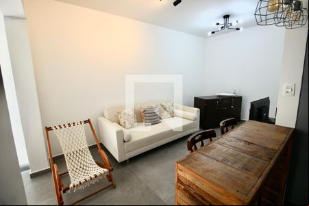 Sala de apartamento para alugar com 2 quartos, 71m² em Loteamento João Batista Julião, Guarujá