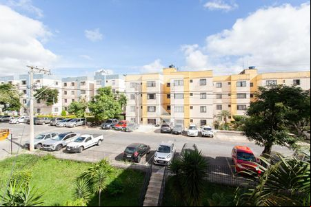 Vista da Sala de Estar de apartamento para alugar com 2 quartos, 62m² em Guarani, Belo Horizonte