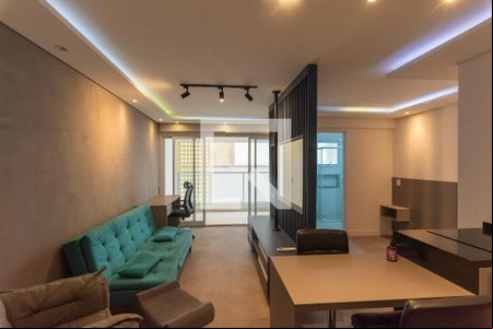 Sala de apartamento para alugar com 1 quarto, 45m² em Centro, Campinas