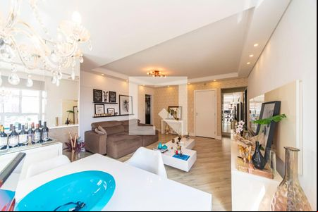 Sala de apartamento à venda com 3 quartos, 130m² em Jardim Bela Vista, Santo André