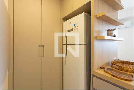 Cozinha de apartamento à venda com 1 quarto, 39m² em São Geraldo, Porto Alegre