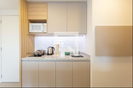 Cozinha de apartamento à venda com 1 quarto, 39m² em São Geraldo, Porto Alegre