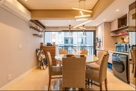 Sala de apartamento à venda com 2 quartos, 65m² em Alphaville Empresarial, Barueri