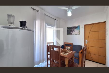 Sala de apartamento para alugar com 1 quarto, 42m² em Boqueirão, Praia Grande