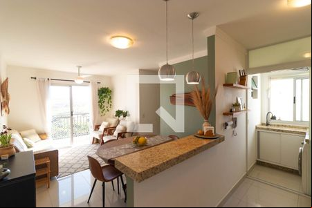 Salas de apartamento para alugar com 3 quartos, 70m² em Jardim Myrian Moreira da Costa, Campinas