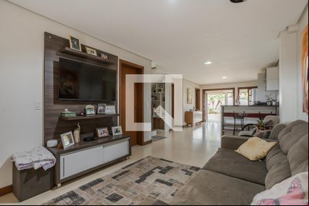 Sala de casa de condomínio à venda com 3 quartos, 200m² em o das Pedras, Porto Alegre
