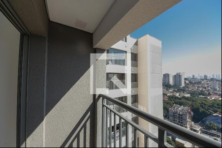 Varanda Sala/Cozinha de apartamento à venda com 1 quarto, 28m² em Jardim Independência (são Paulo), São Paulo
