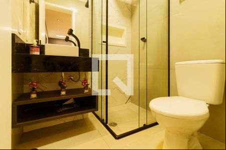 Banheiro de apartamento à venda com 1 quarto, 41m² em Vila Gustavo, São Paulo