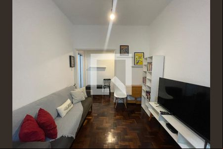 Sala de apartamento para alugar com 1 quarto, 45m² em Glória, Rio de Janeiro