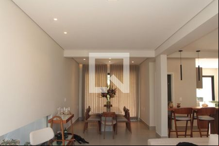 sala de casa de condomínio para alugar com 3 quartos, 208m² em Garças, Belo Horizonte